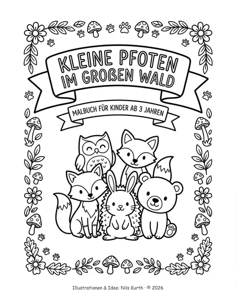 Cover: Kleine Pfoten im großen Wald