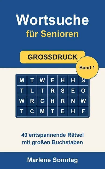 Cover: Wortsuche für Senioren Bd. 1